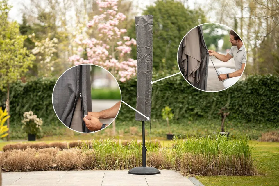 Winza Outdoor Covers parasolhoes grijs, foto 3
