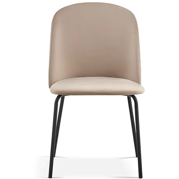 eetkamerstoel Elvira beige Bruin