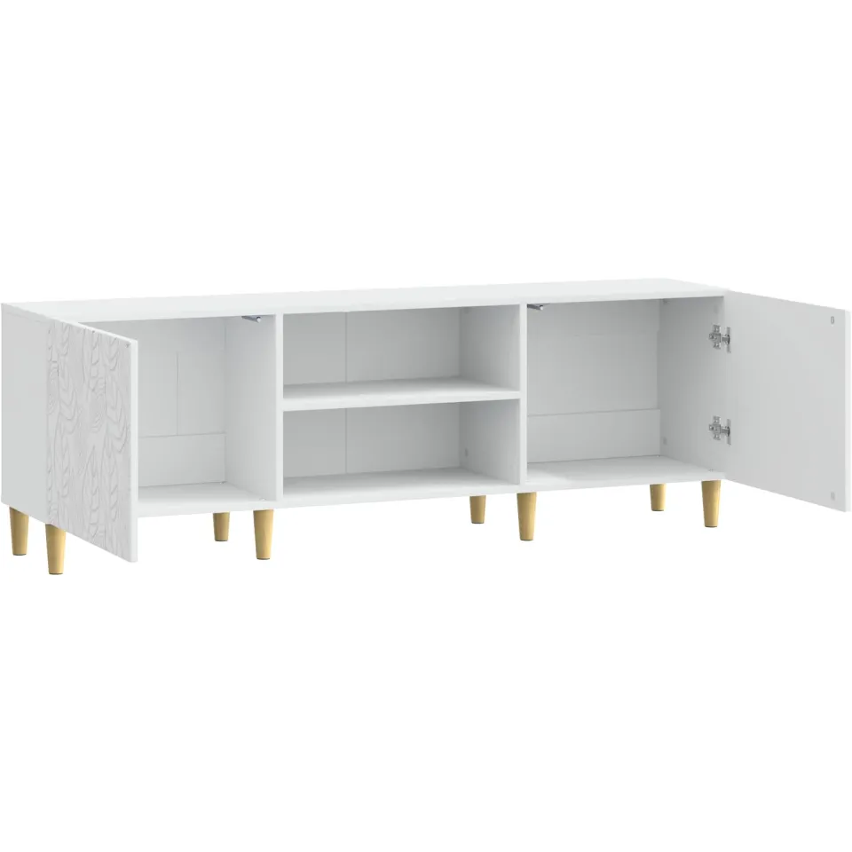 vidaXL TV-kast 150 x 31 x 50 cm Wit Bewerkt hout, foto 4