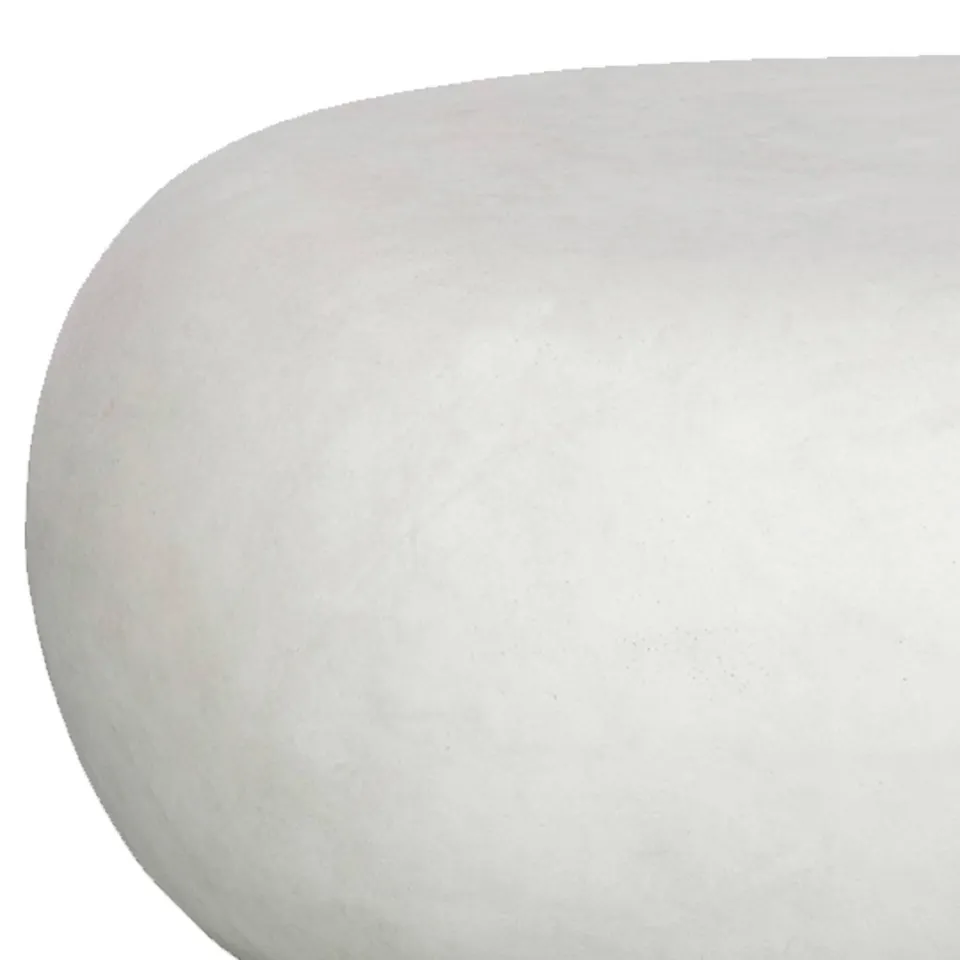 vtwonen Pebble Bijzettafel - Fiber Clay - Wit - 31x65x49, foto 4