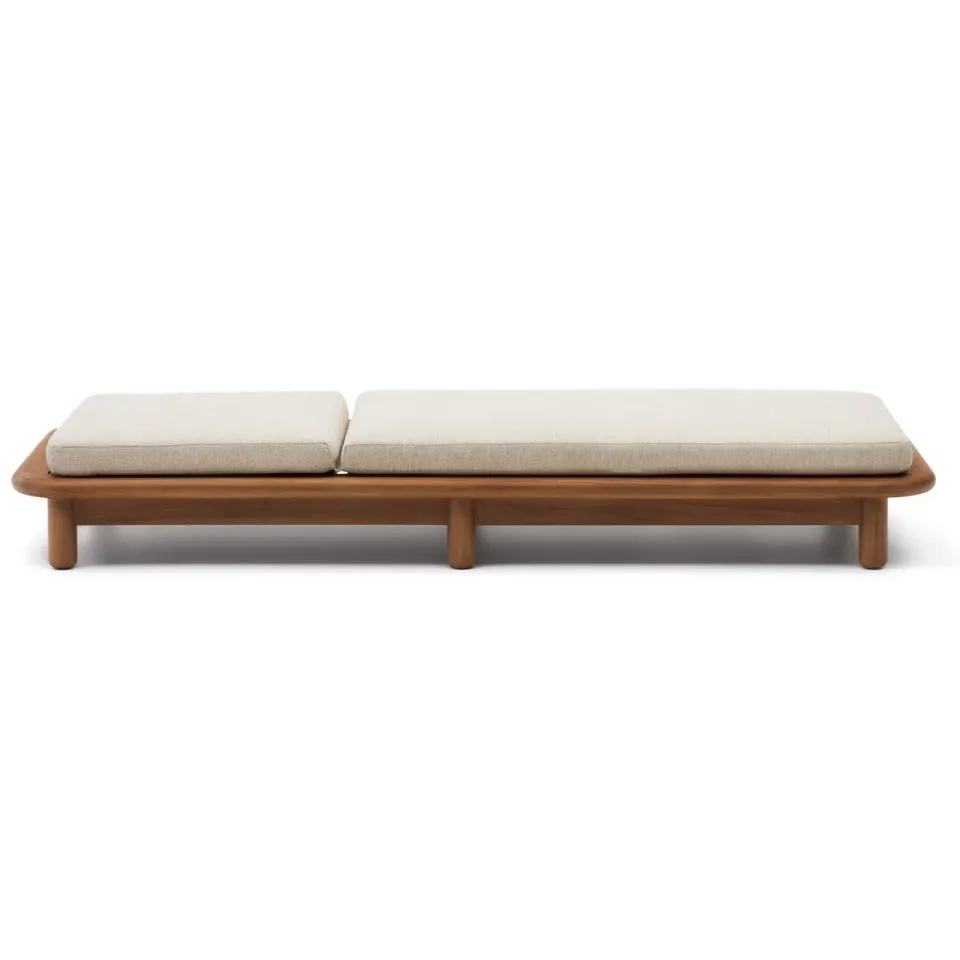 Kave Home Turqueta ligbed teakhout
