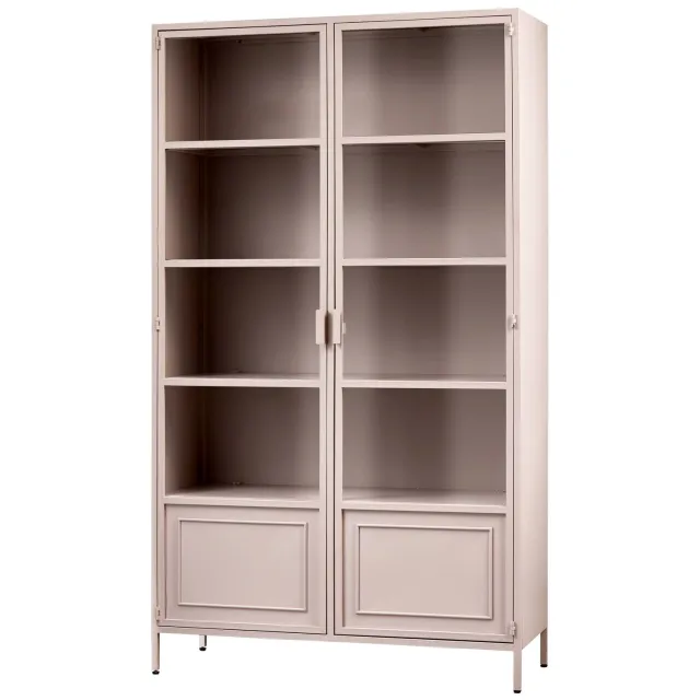 WOOOD Ronja vitrinekast soft pink