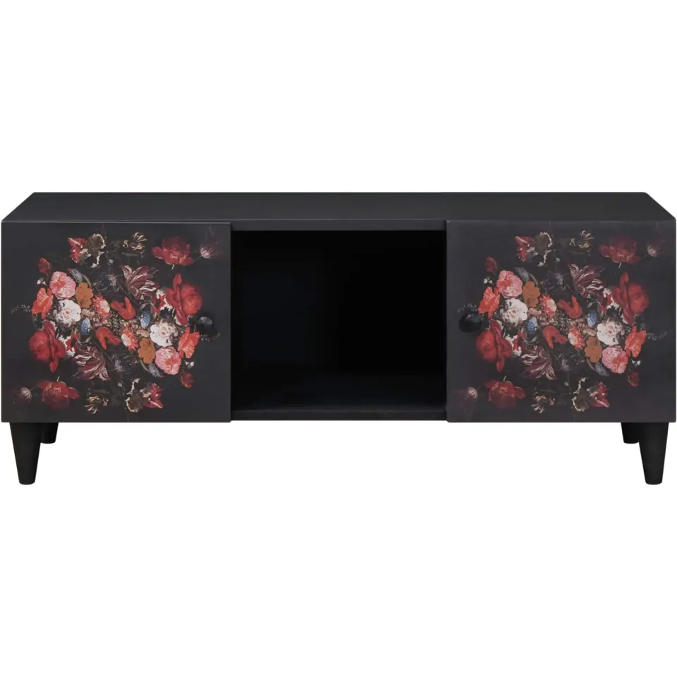 vidaXL Salontafel Multikleur 100 x 54 x 40 cm Massief Mango Hout meerkleurig, foto 3