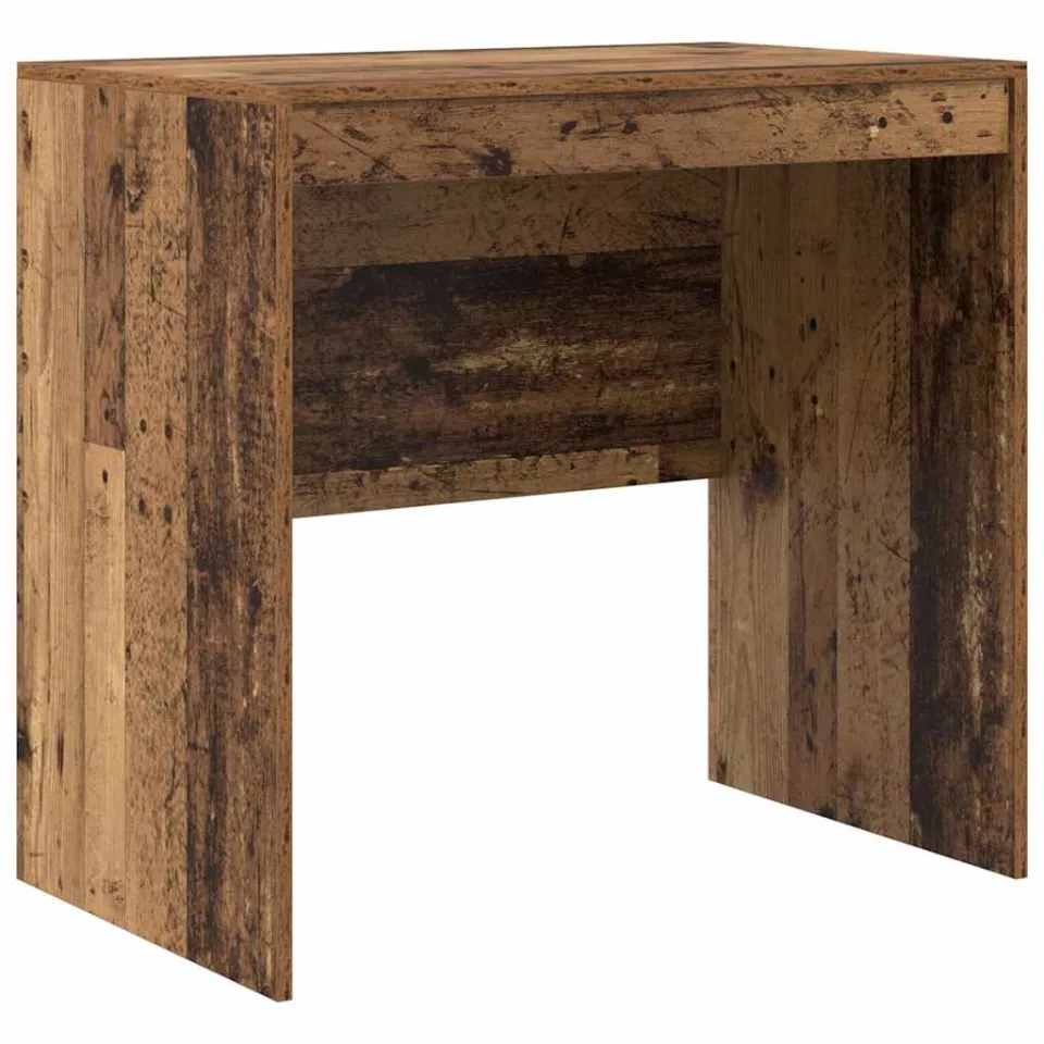 vidaXL Bureau Oudhout 80 x 50 x 76 cm bruin, foto 3
