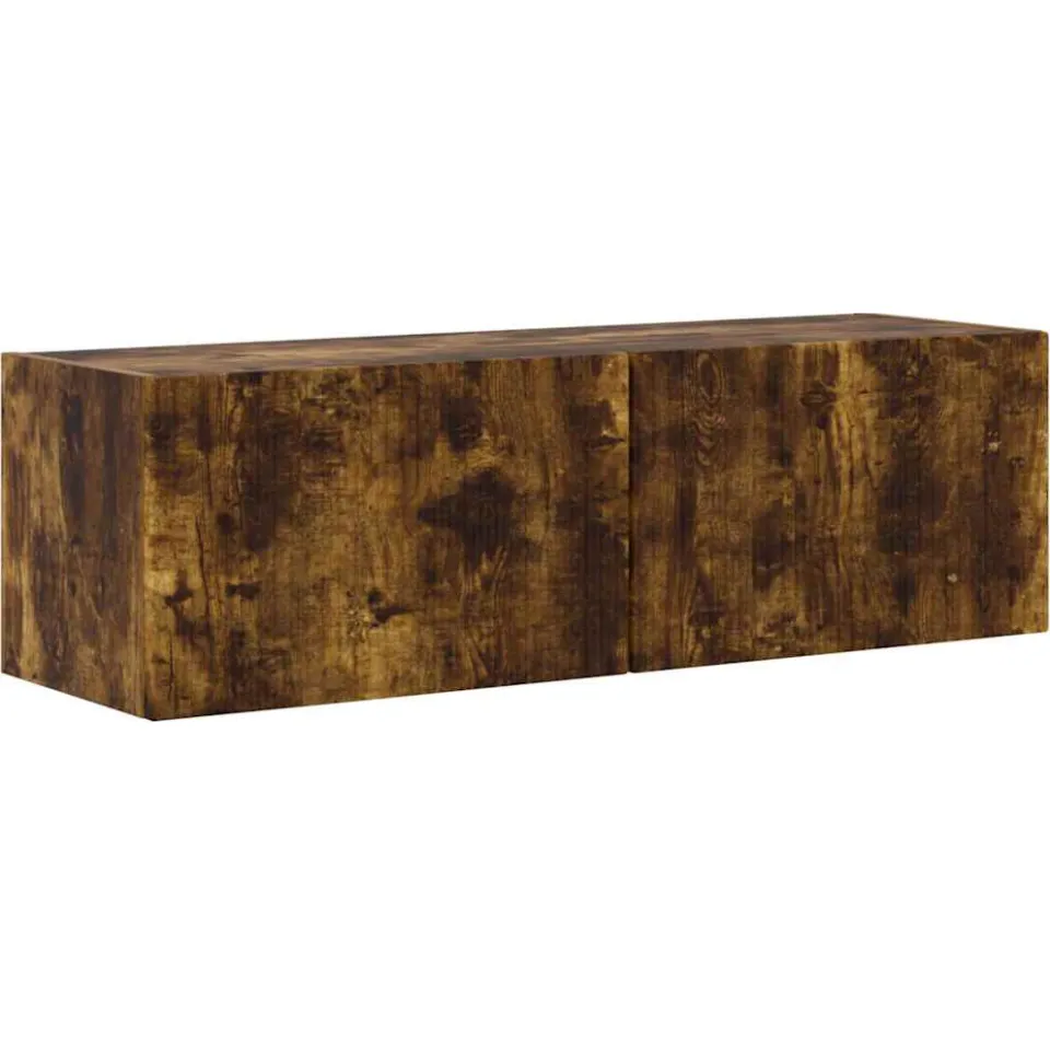 vidaXL TV Wandkast 98 x 31 x 29,5 cm Gerookt eiken Bewerkt hout, foto 3