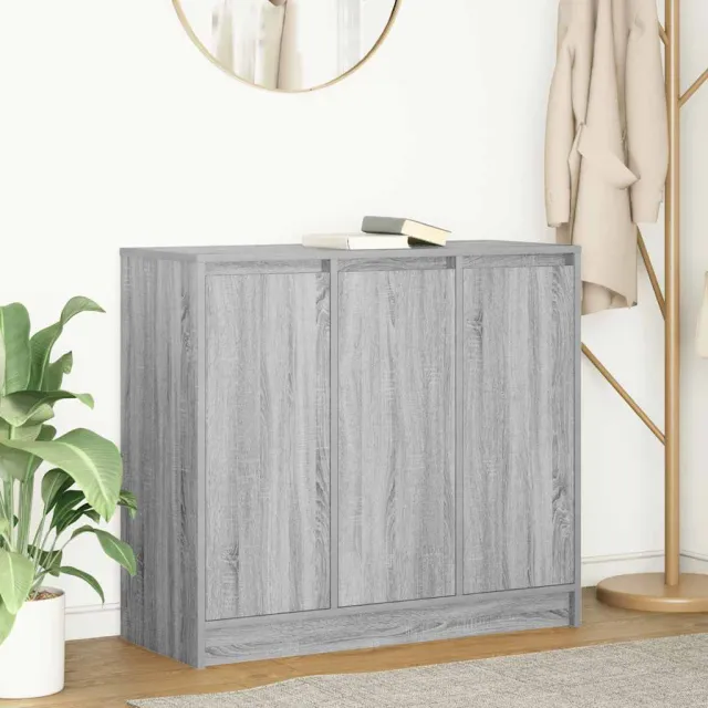 vidaXL Dressoir 85x34x76 cm spaanplaat grijs sonoma, foto 2