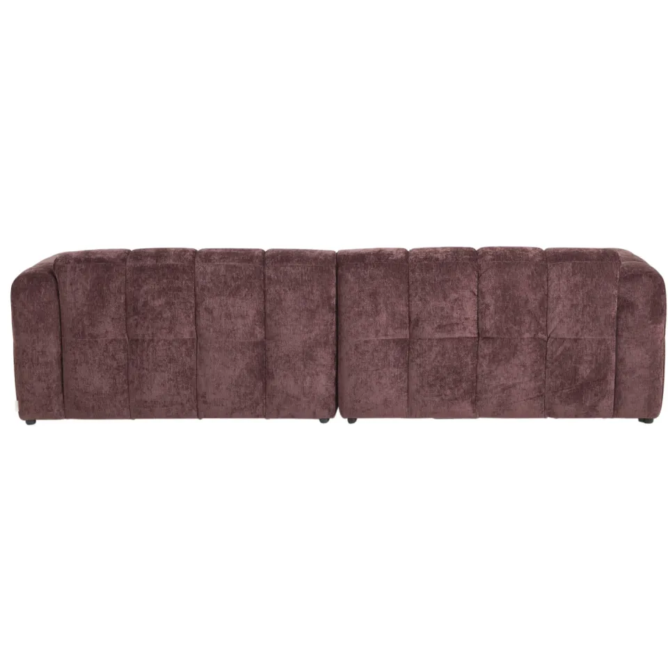 NOUS Living 4-zitsbank Lina burgundy, foto 5