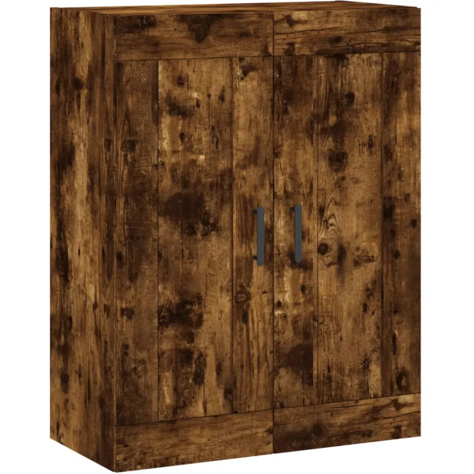 vidaXL Hangkasten 2 st bewerkt hout gerookt eikenkleurig, foto 4