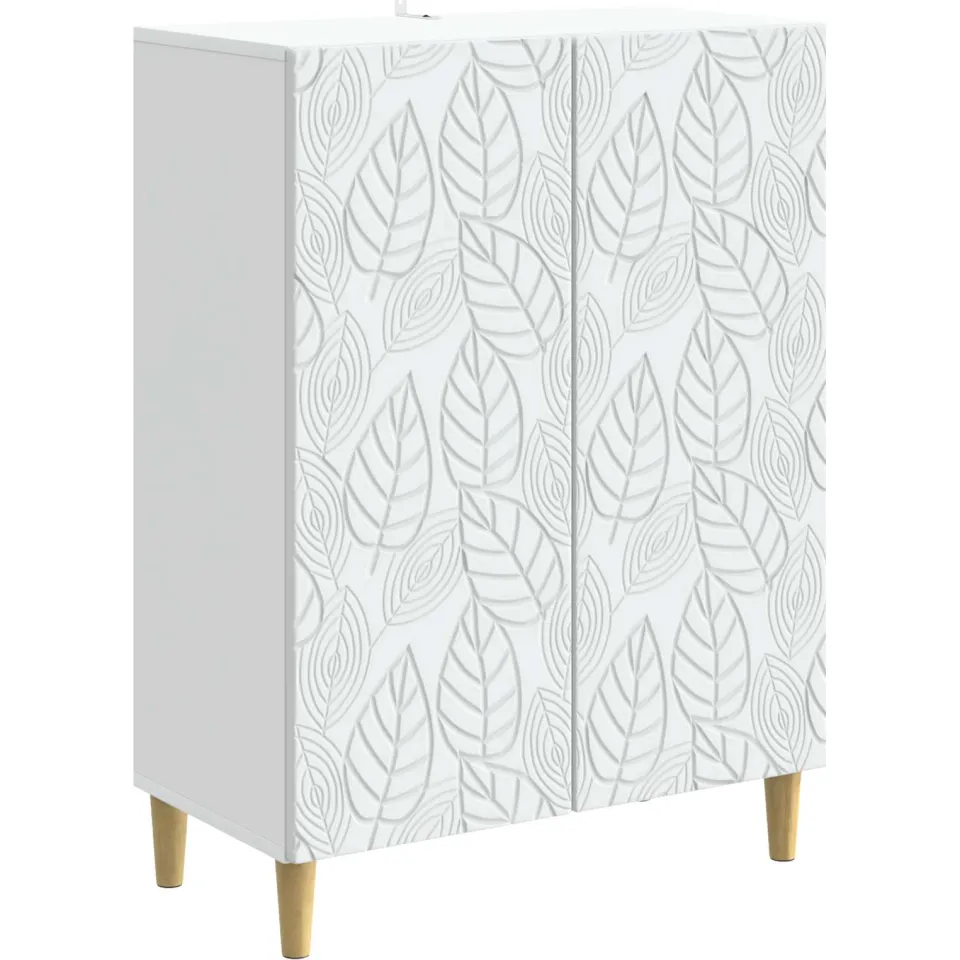 vidaXL Dressoir Wit 66 x 34,5 x 90 cm Bewerkt hout, foto 3