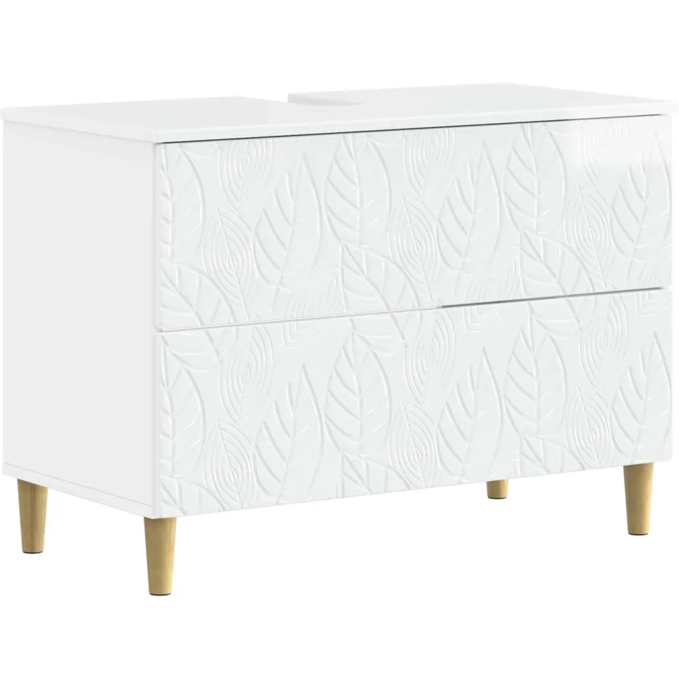 vidaXL Badkamer wastafelkast DELFT Hoogglans Wit 82 x 41 x 59 cm, foto 3