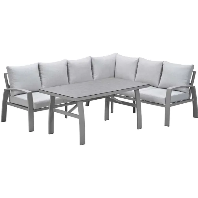 Garden Impressions Cameron lounge dining set 3-delig rechts - valley sand Taupe