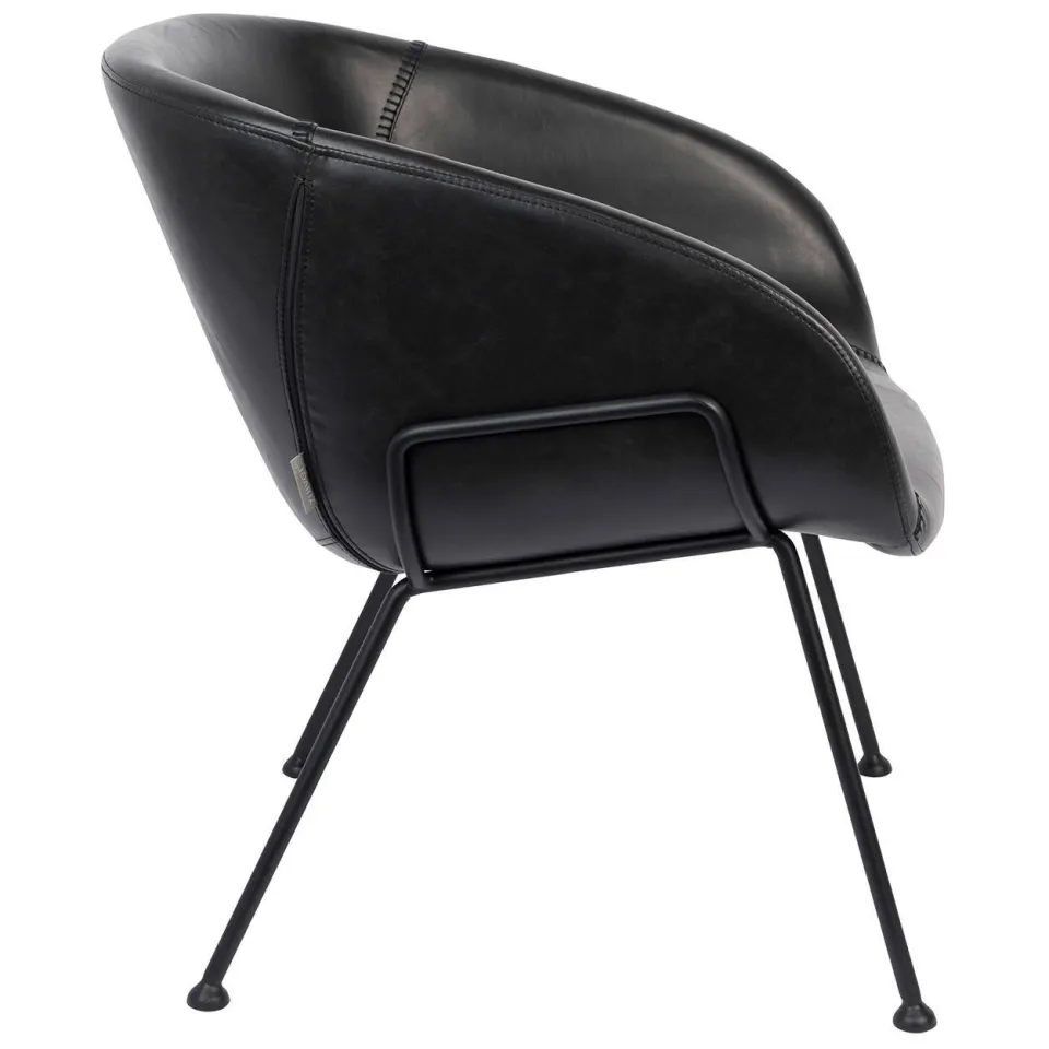 Zuiver fauteuil Feston zwart, foto 6