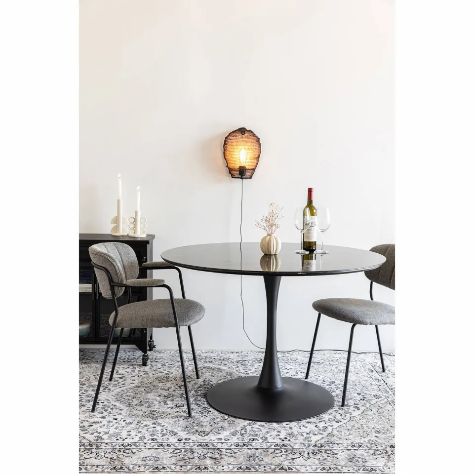 Housecraft Living eetkamertafel Maru zwart, foto 3