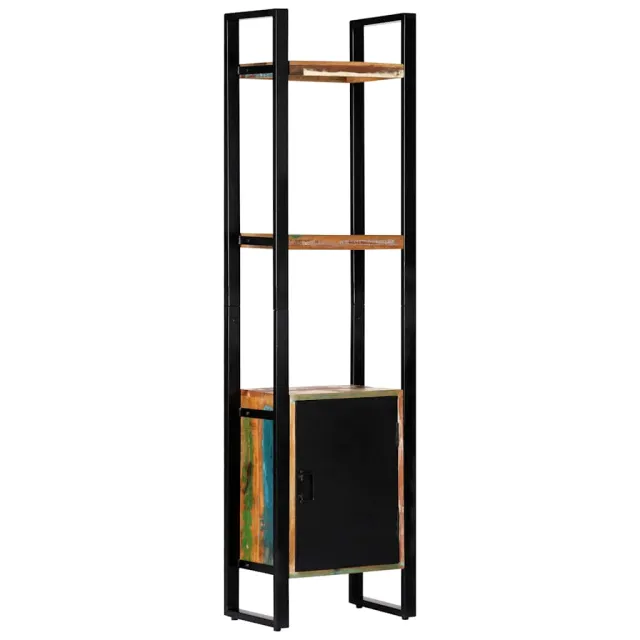 vidaXL Boekenkast 45x30x171 cm massief gerecycled hout Meerkleurig