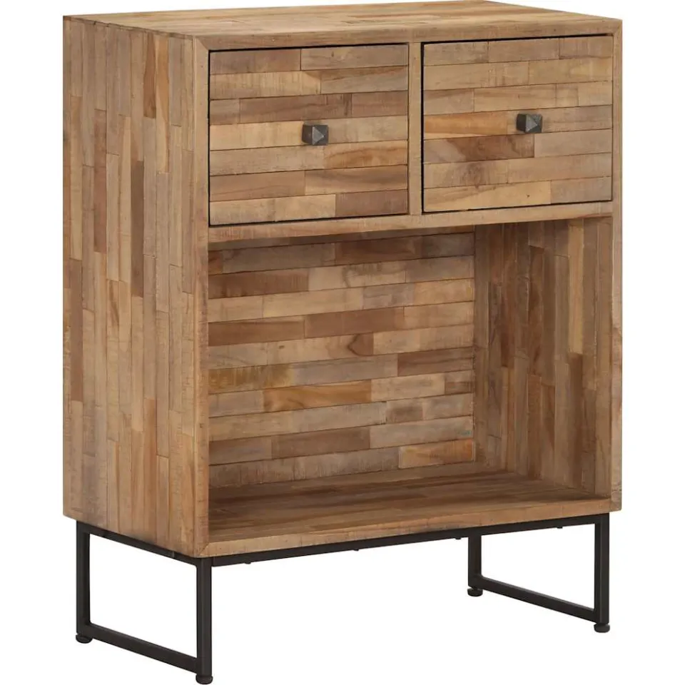 vidaXL Dressoir 60x30x75 cm gerecycled teakhout bruin, foto 4
