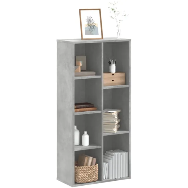 vidaXL Boekenkast 50x25x105 cm bewerkt hout betongrijs