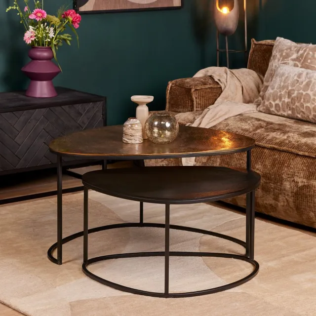 Starfurn Salontafel Jarrel - Brons - 65x90x50 cm