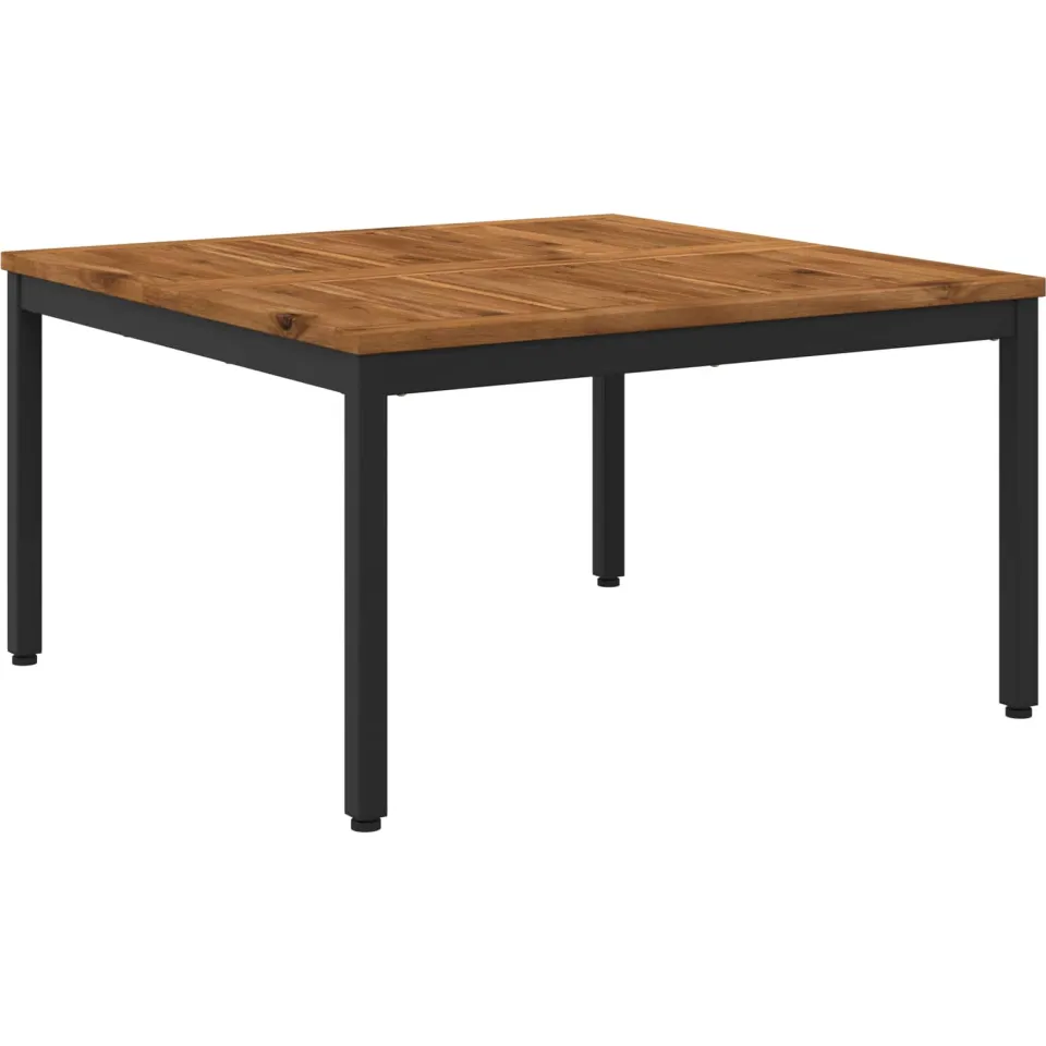 vidaXL Salontafel NAARDEN Naturel en Zwart 80 x 80,5 x 45 cm, foto 4