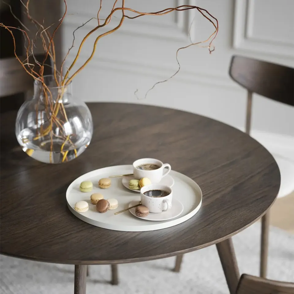 Rowico Home Yumi houten eettafel donker eiken - Ø115 cm, foto 4