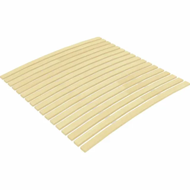 vidaXL Bedlattenvervanging met 17 latten 120x200 cm Bruin