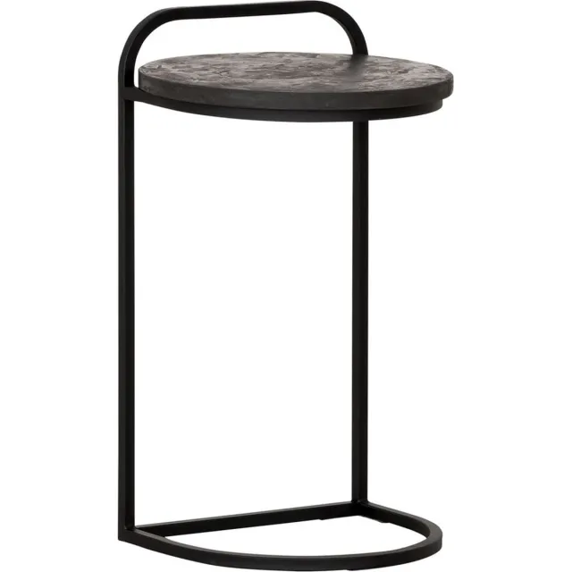 DTP Home Soho laptoptafel Mortex zwart - Ø35 x 60 cm