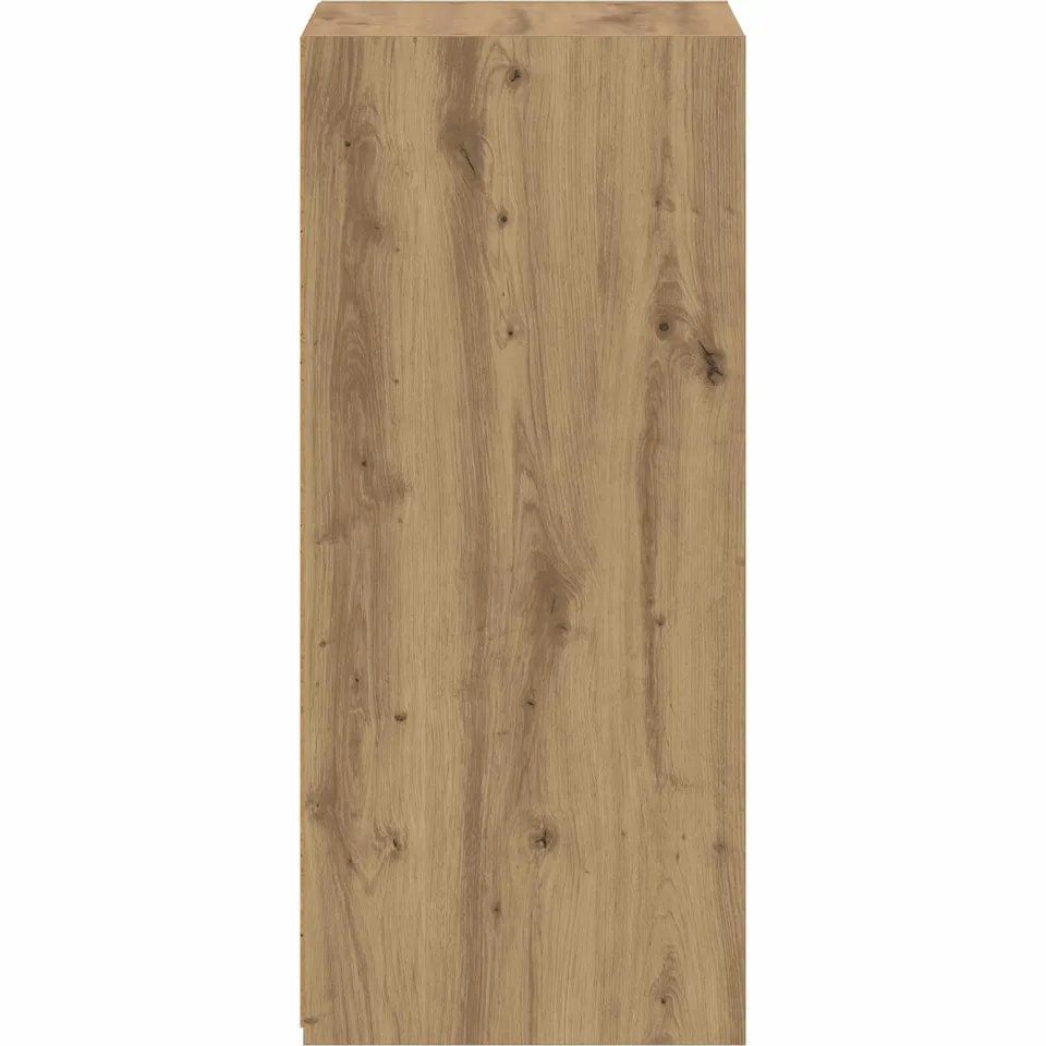 vidaXL Dressoir Artisanaal eiken 30 x 41 x 93 cm Bewerkt hout, foto 3