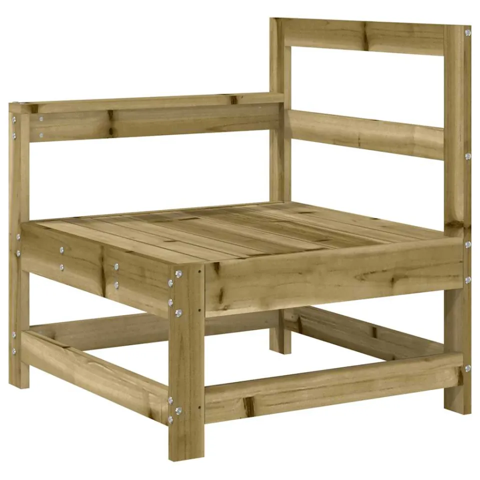vidaXL 5-delige Loungeset geïmpregneerd grenenhout bruin, foto 4