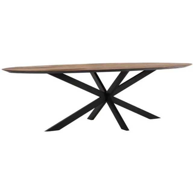 DTP Home Eettafel Clermont ovaal - 240x120cm - naturel