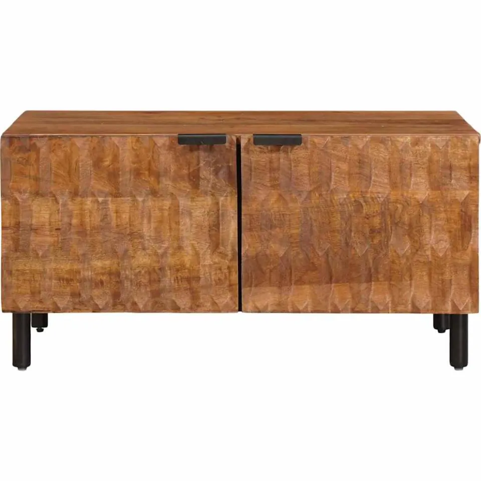 vidaXL Salontafel Bruin 80 x 50 x 40 cm Massief Mango Hout, foto 3