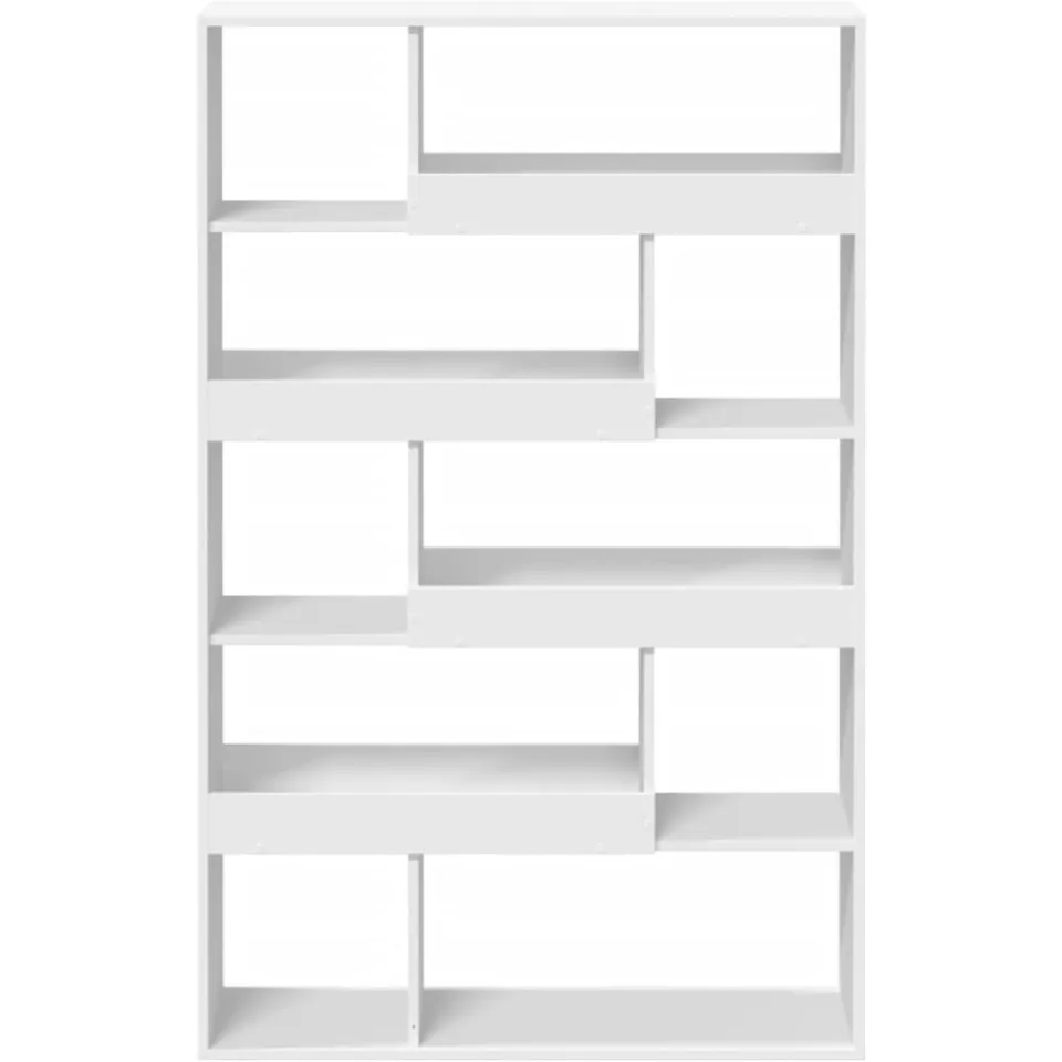 vidaXL Boekenkast 100x33x156,5 cm bewerkt hout wit, foto 3