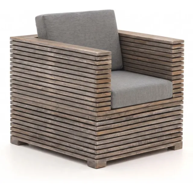 ROUGH Furniture ROUGH-C lounge tuinstoel Bruin