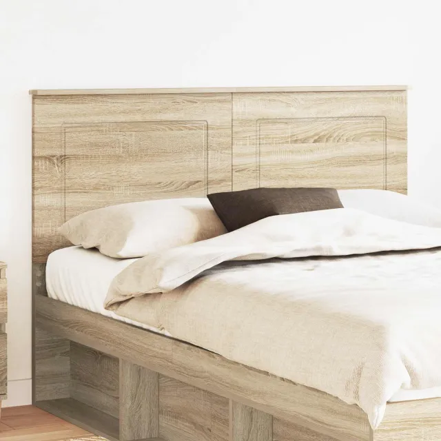 vidaXL Hoofdbord Sonoma Eiken 100 cm Geconstrueerd hout Bruin