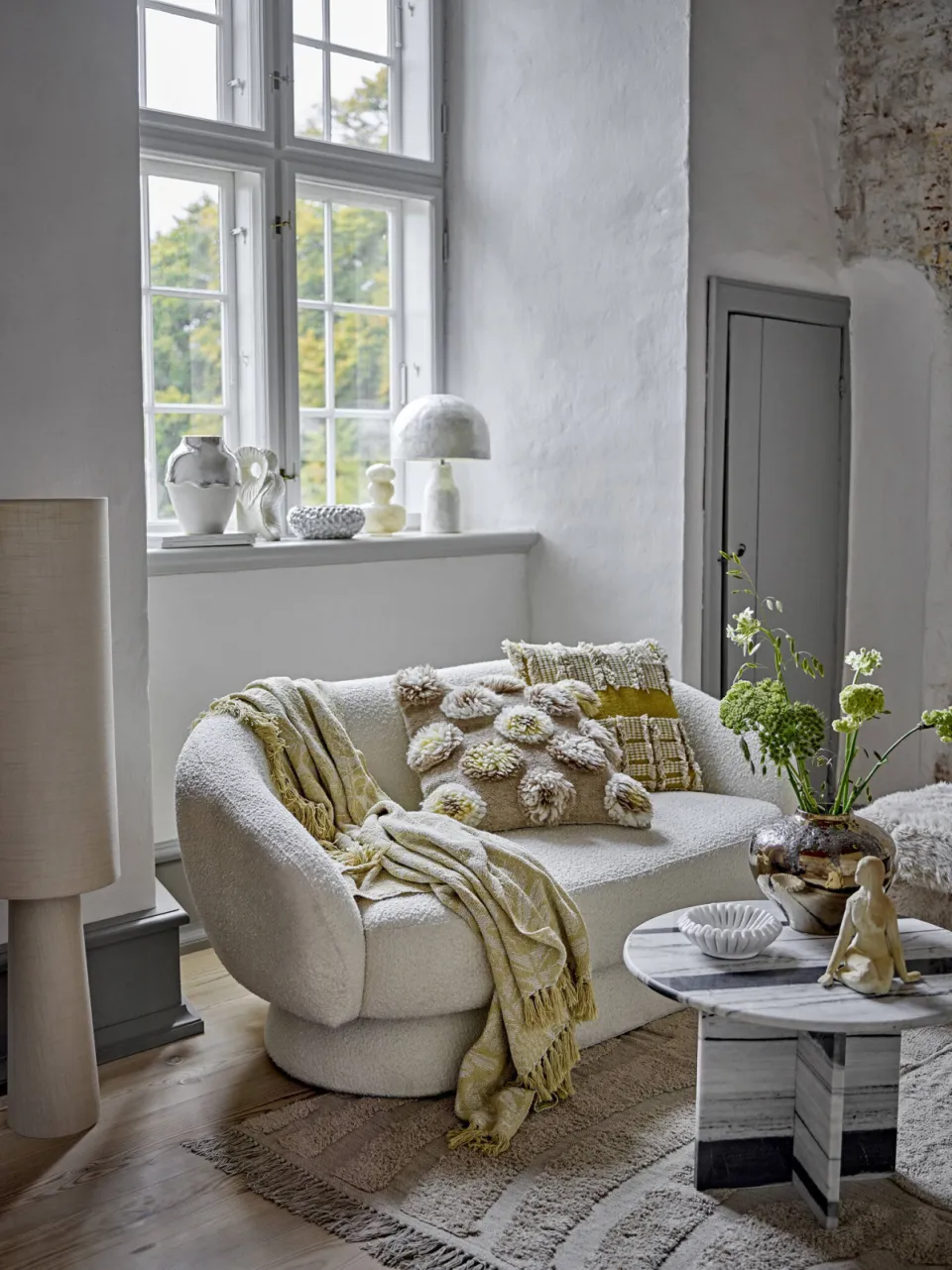 Bloomingville salontafel Rosito zwart/wit, foto 4