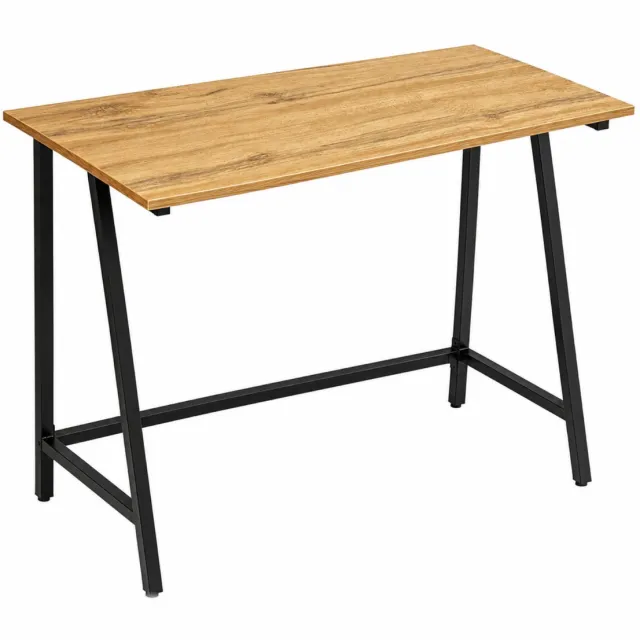 BEGRYF Bureau - eikenkleur en zwart - 100x50x75 cm - metaal