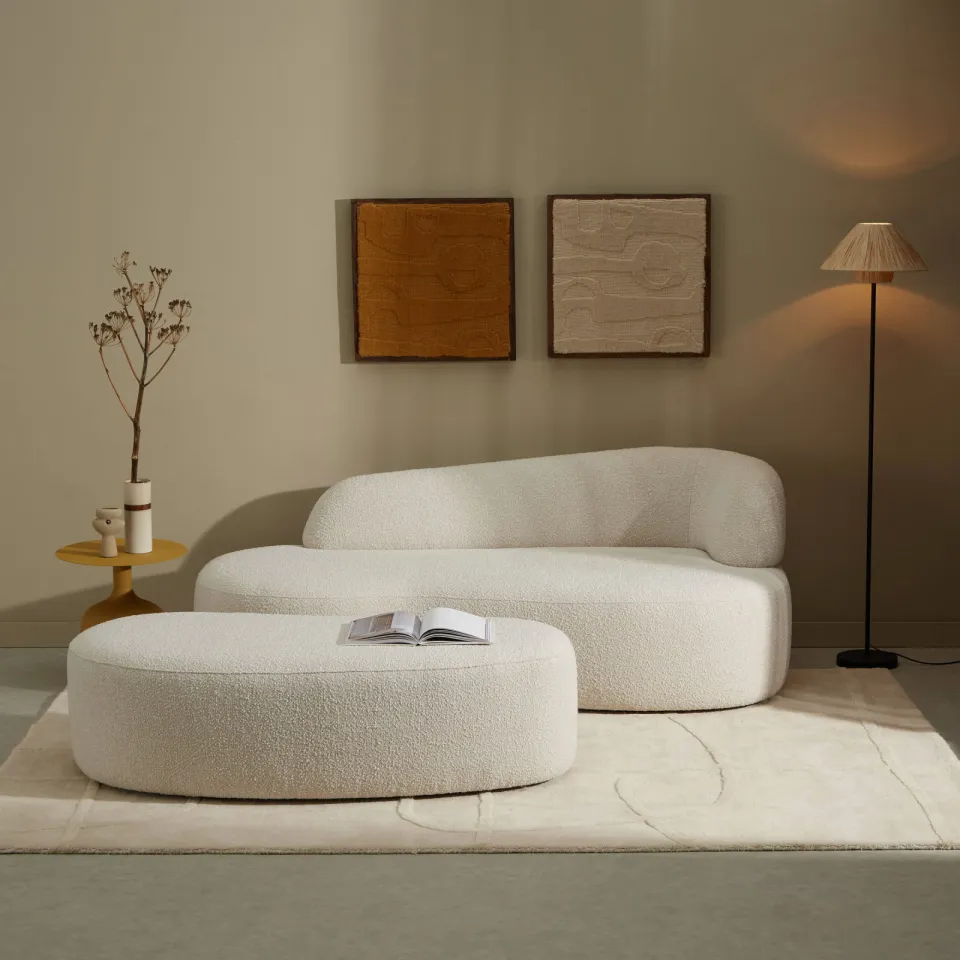 NOUS Living Antibes 2-zitsbank crème, foto 3