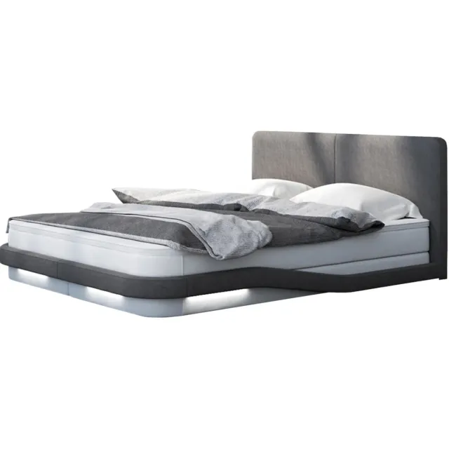 boxspring Sonja wit-grijs, foto 2