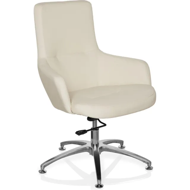 hjh office Shake 300 - Bureaustoel - Cr�me Creme Wit