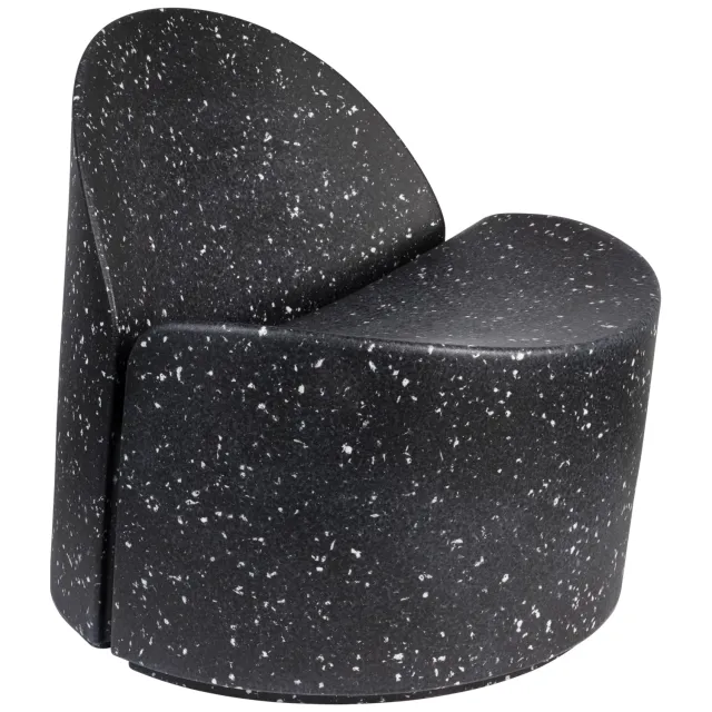 Zuiver Bloom outdoor fauteuil zwart galaxy