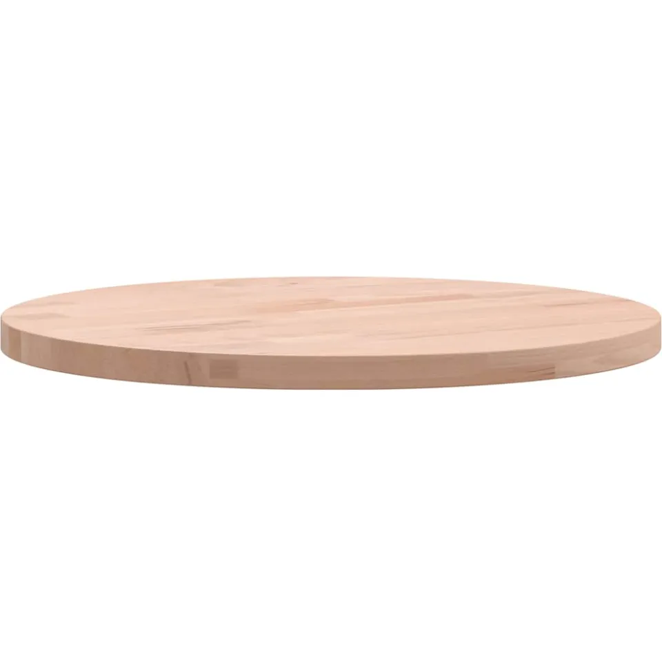 vidaXL Tafelblad rond Ø30x1,5 cm massief beukenhout Bruin
