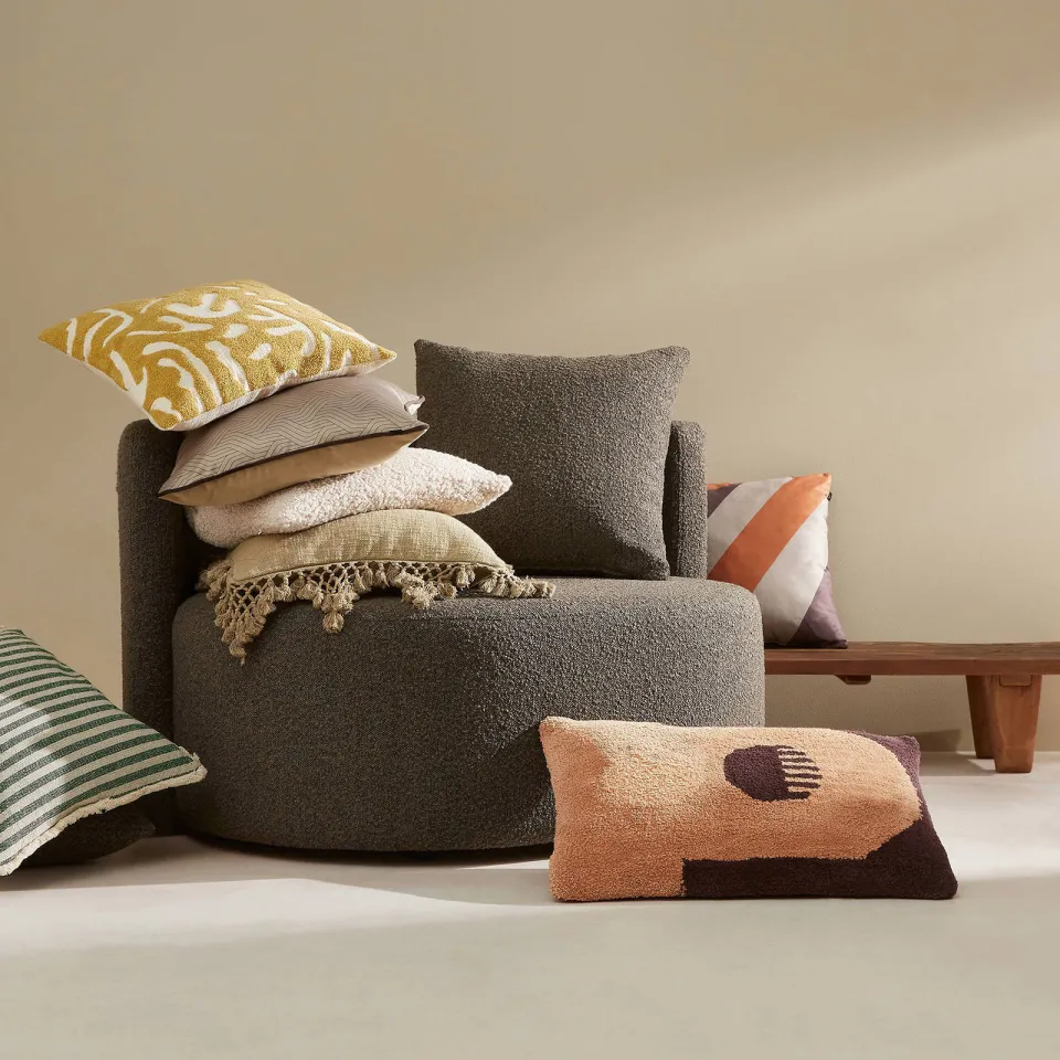 NOUS Living Joy loveseat bruin, foto 3