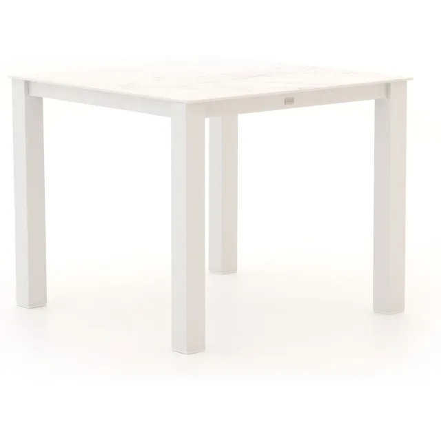 Bellagio tuinmeubelen Bellagio Lagundo dining tuintafel 90x90cm wit, foto 2