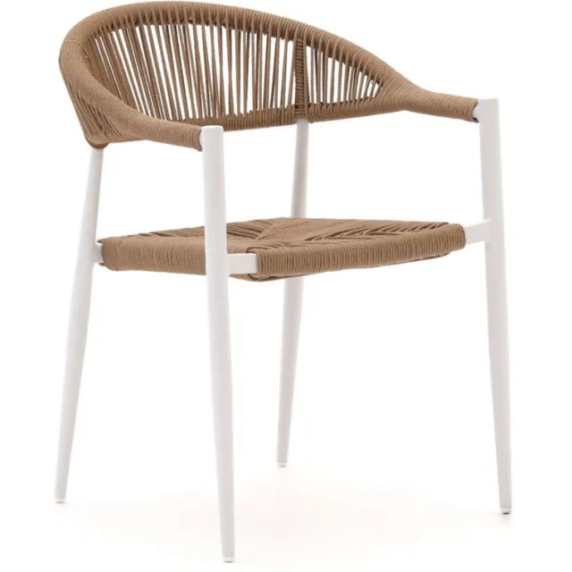 Manifesto Furniture Manifesto Belpasso dining tuinstoel stapelbaar Taupe