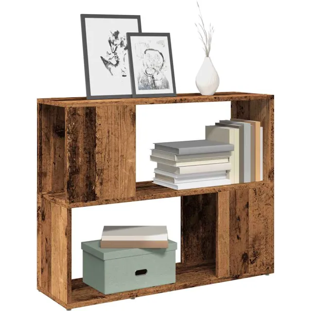 vidaXL Boekenkast/kamerscherm 80x24x63 cm oud houtkleurig Bruin