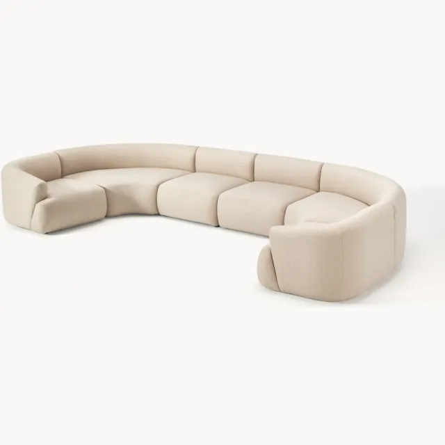 Westwing Collection XL modulaire bank Sofia Beige