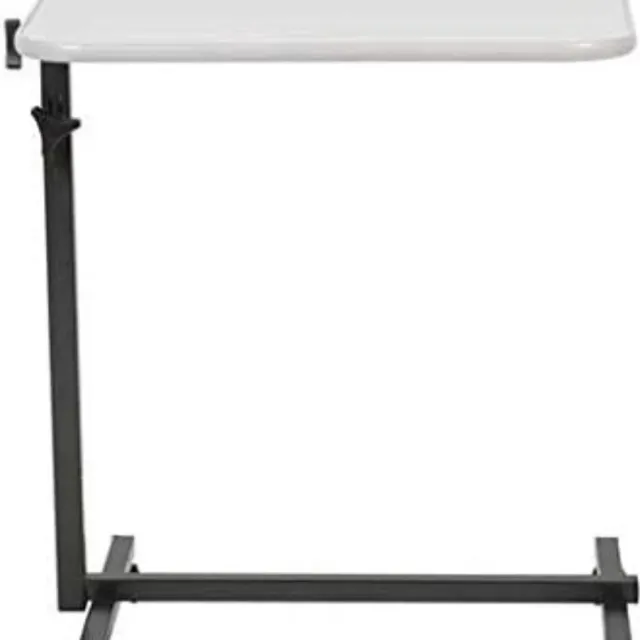 Thuys Bedtafeltje Met Wielen – Bedtafel – Laptopstandaard – 4 1x 60 x 110cm – Lichtgrijs