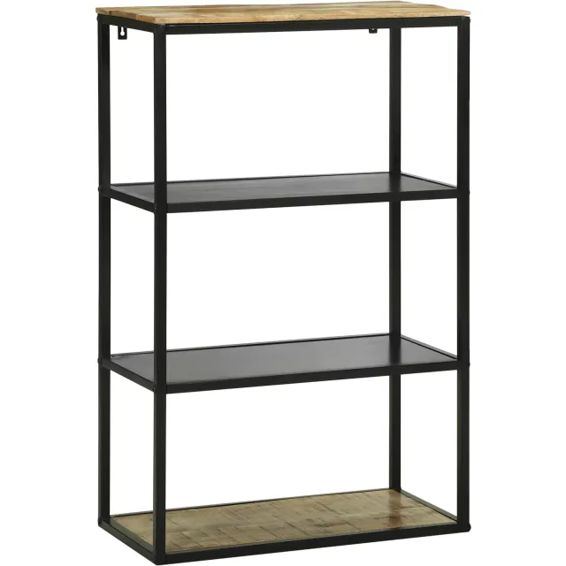 vidaXL Boekenkast 70 x 35 x 110 cm Massief mangohout Bruin