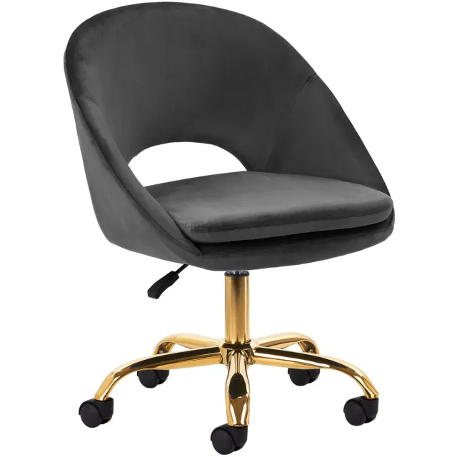 4rico Draaistoel QS-MF18G Grijs Ergonomisch En Verstelbaar