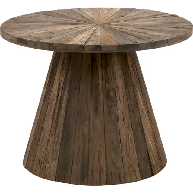 Benoa Salontafel Rond Roots 60 Bruin