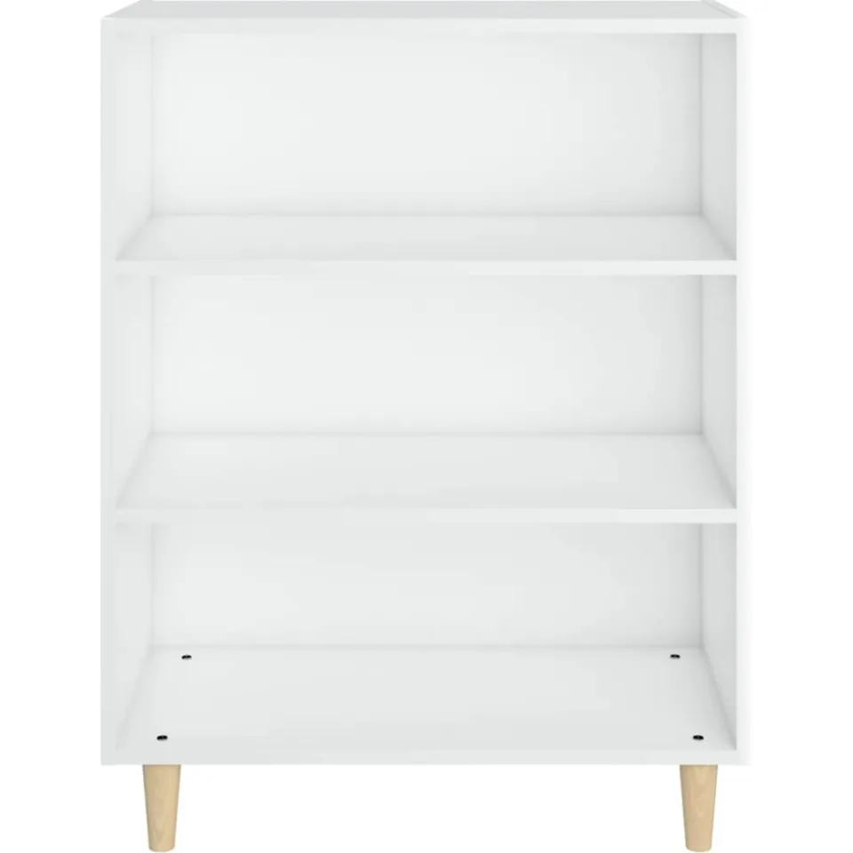 vidaXL Dressoir 69,5x32,5x90 cm bewerkt hout wit, foto 4