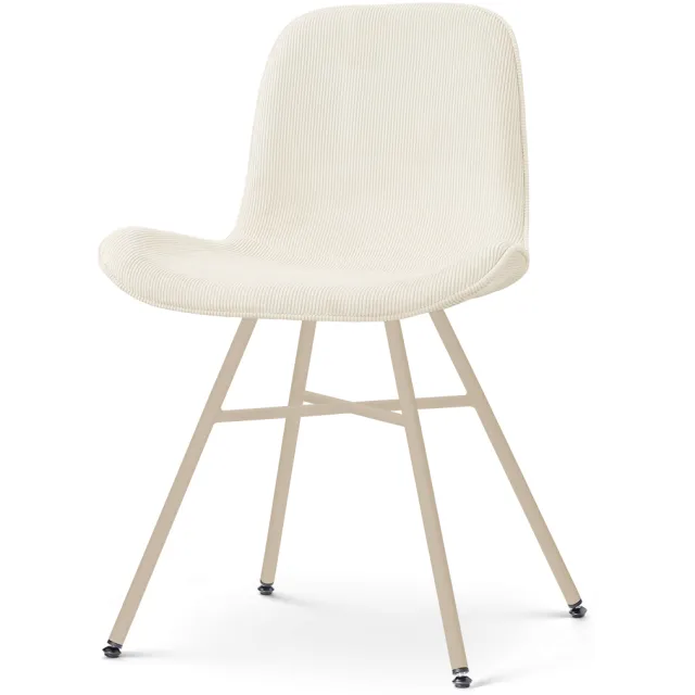 Nolon Noa-Fé eetkamerstoel rib beige - beige onderstel